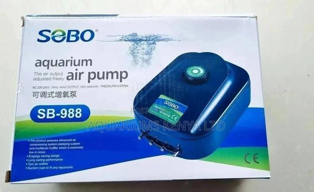 SB-988 Aquarium Air Pump. 4 Outlets - main view