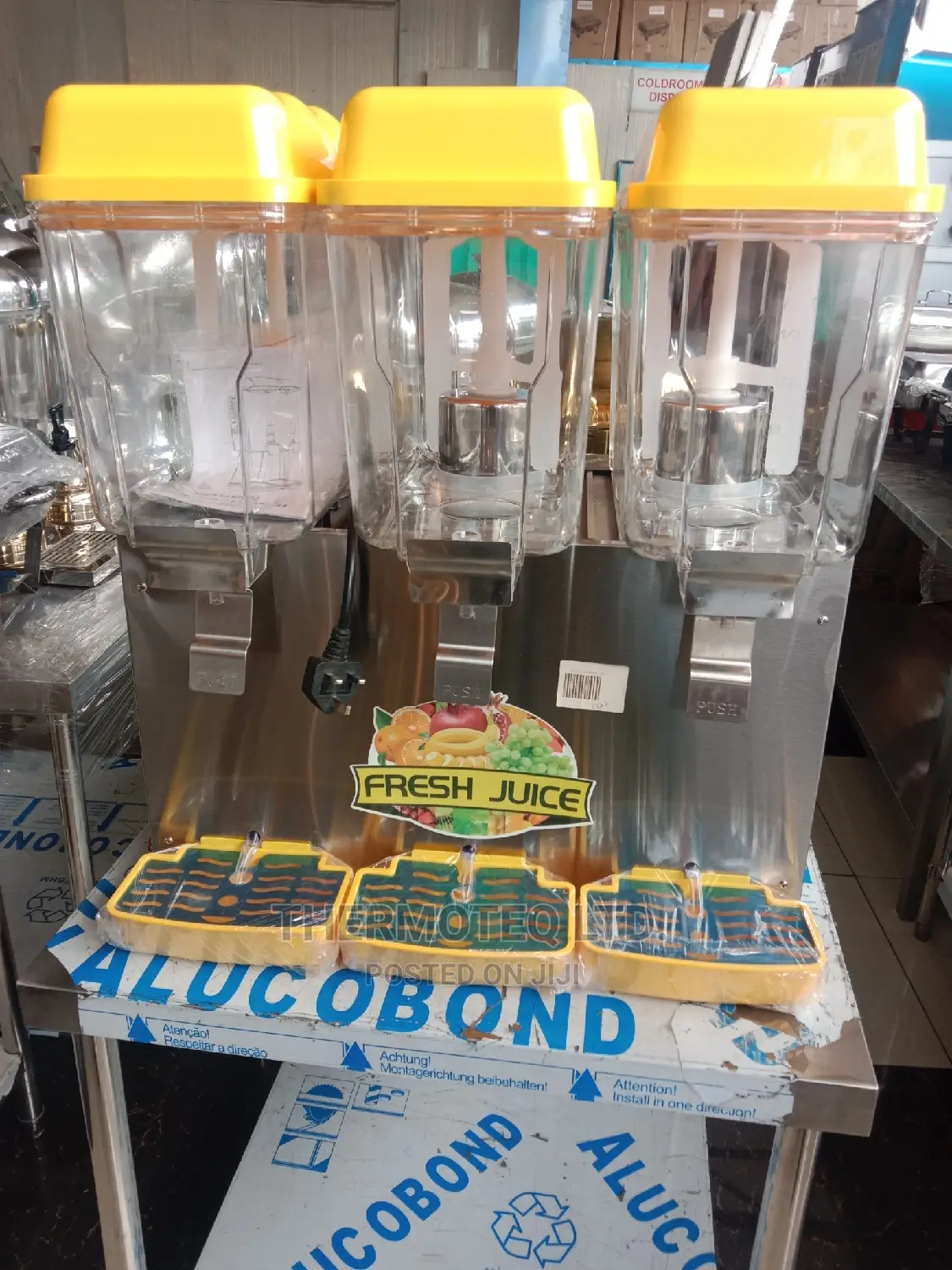Premium 3-Tank Juice Dispenser (16x3 Ltrs)