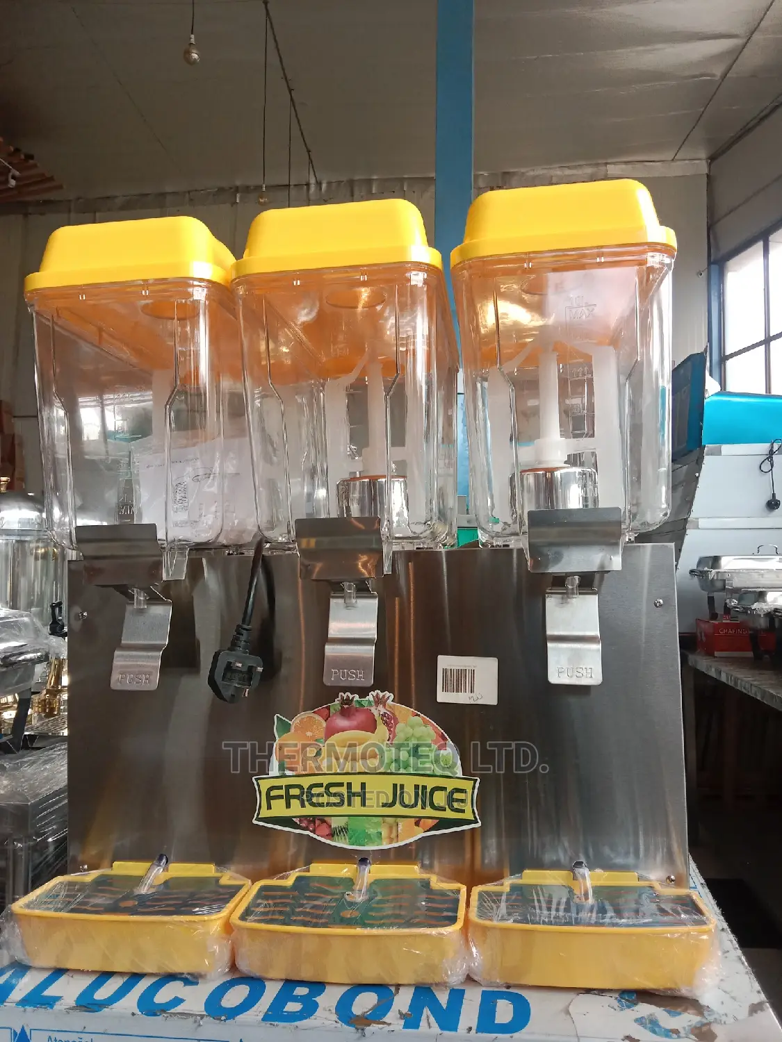 Premium 3-Tank Juice Dispenser (16x3 Ltrs)