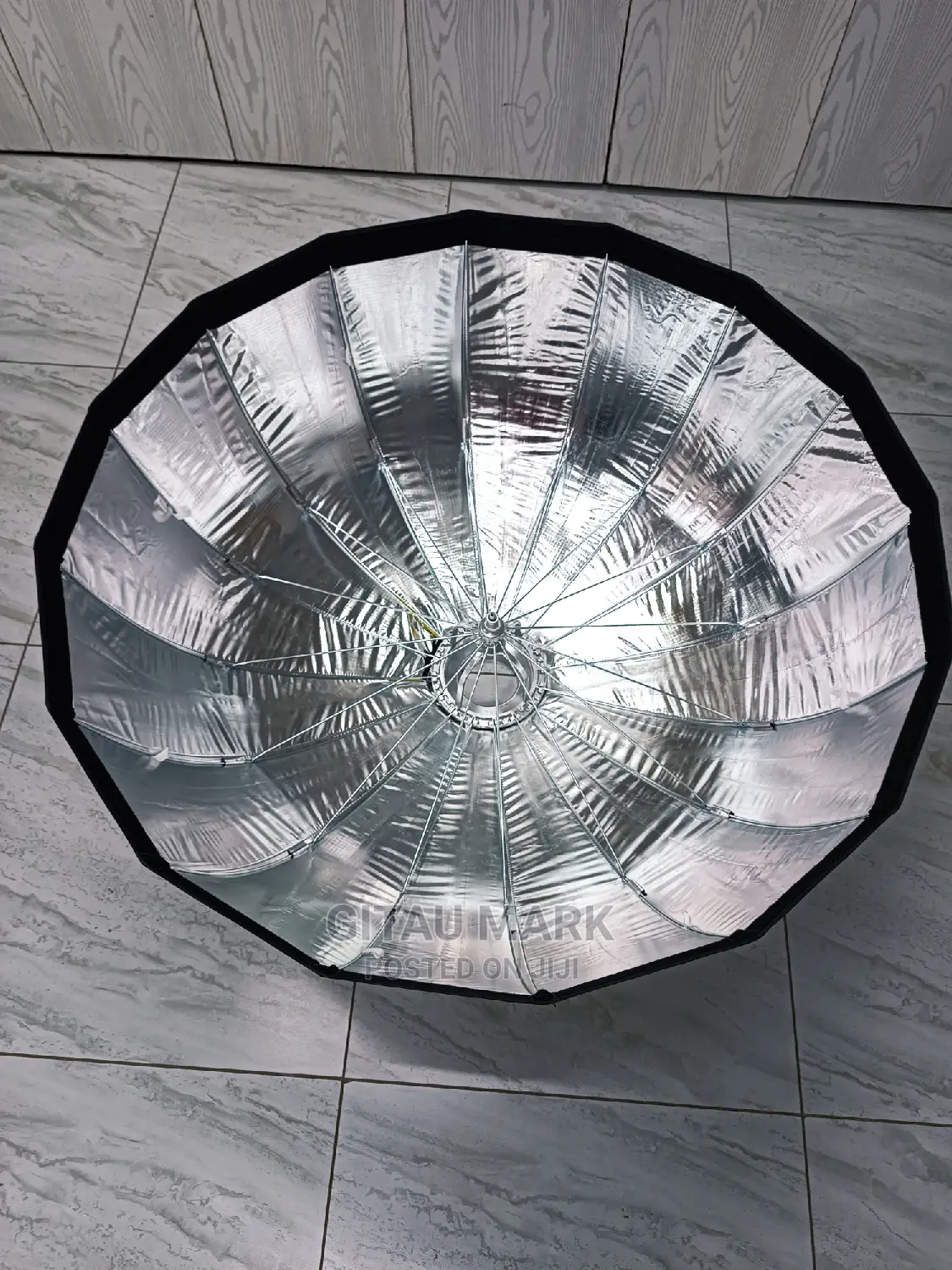 Silver Bowens Mount Beauty Dish Softbox With Deflection Disk