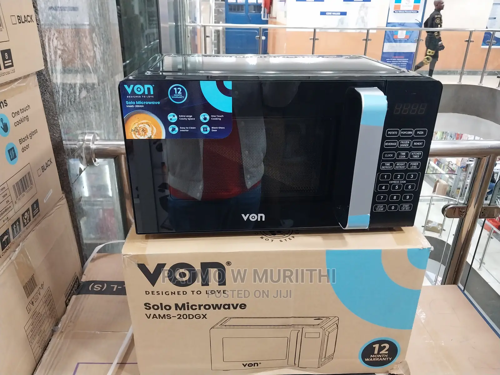Von Microwave VAMS-20DGX Microwave Oven Solo
