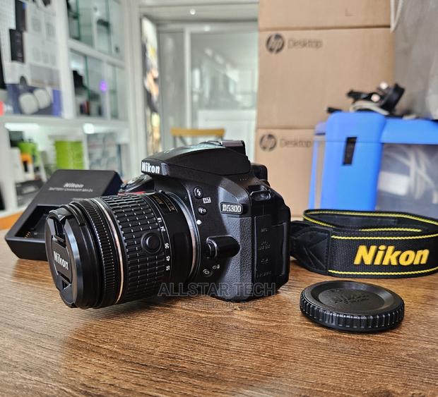 Nikon D5300 DSLR Camera With AF-P 18-55mm Lens Black