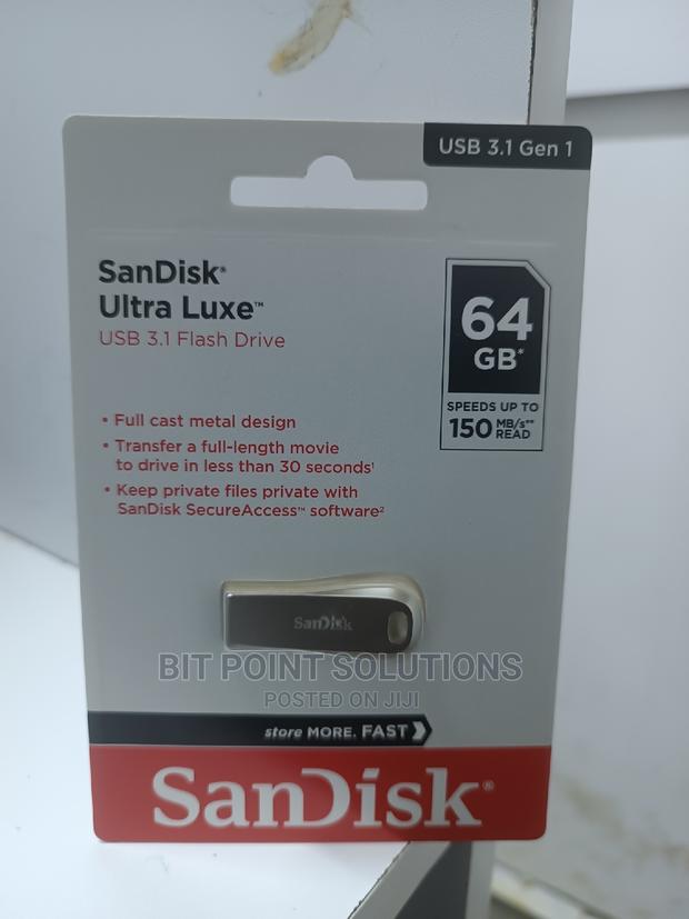 64gb Flashdisk Ultra Luxe Sandisk 64gb Flashdrive - main view