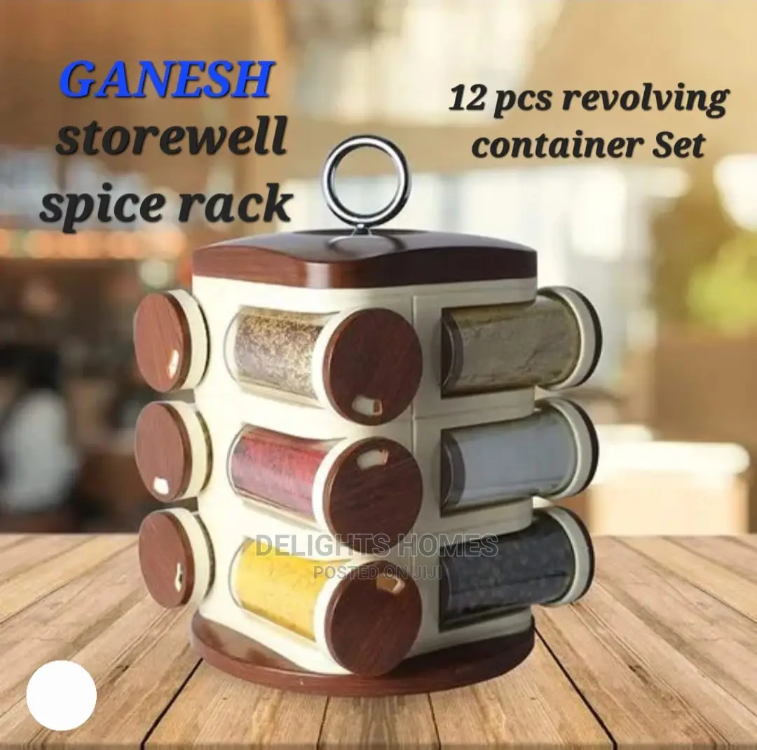 Storewell Revolving Spice Rack 12pc Jar