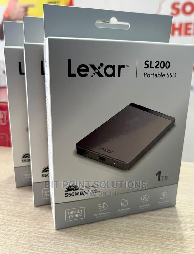 Lexar 1tb External SSD - main view