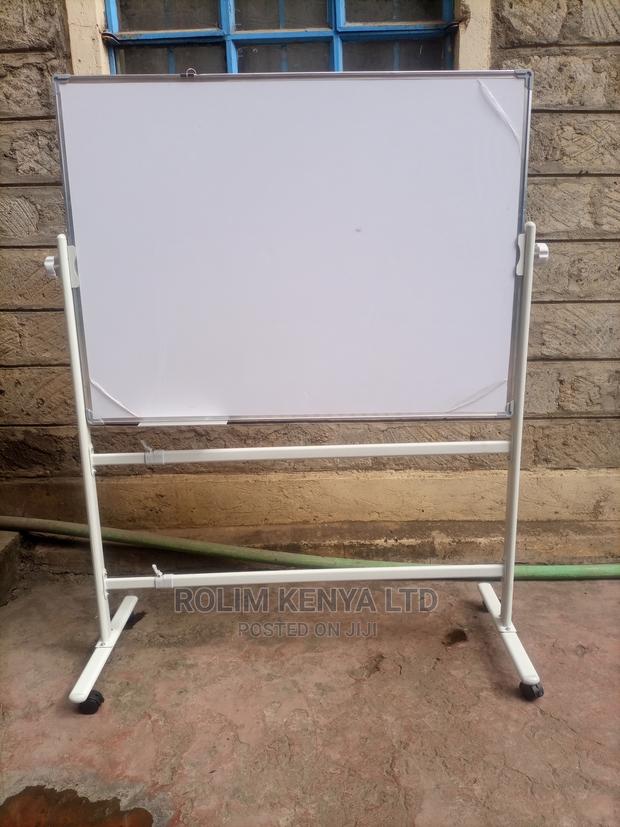 Whiteboard – Board With Wheeled Stand 3ft X 4ft - main view