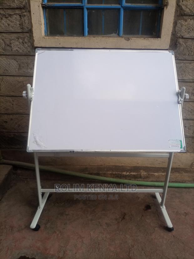 Whiteboard – White Board With Wheeled Stand 90cm X 120cm