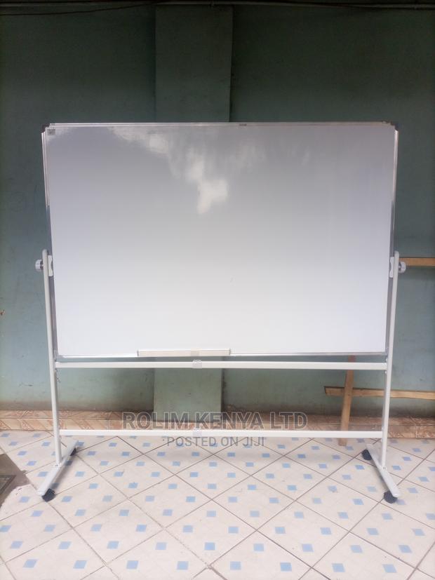 White Board With Wheeled Stand 6ft X 4ft for Office - main view