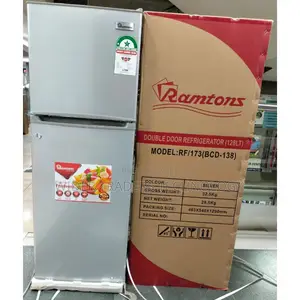 Ramtons RF/173 Double Door Fridge, 128L