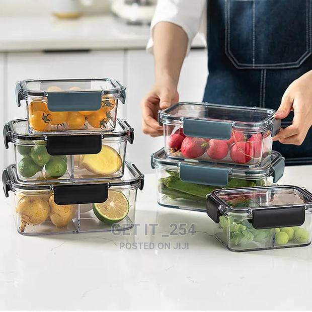 Clear Acrylic Food Storage Containers Set
