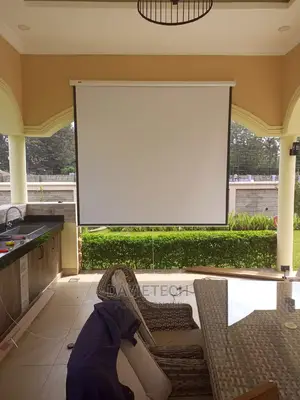 Manual Pull Down Projection Screens 96*96 Inches