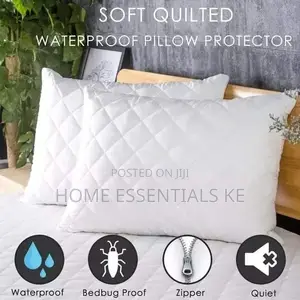 Pillow Protector Available Colours White, Blue, Purple Grey