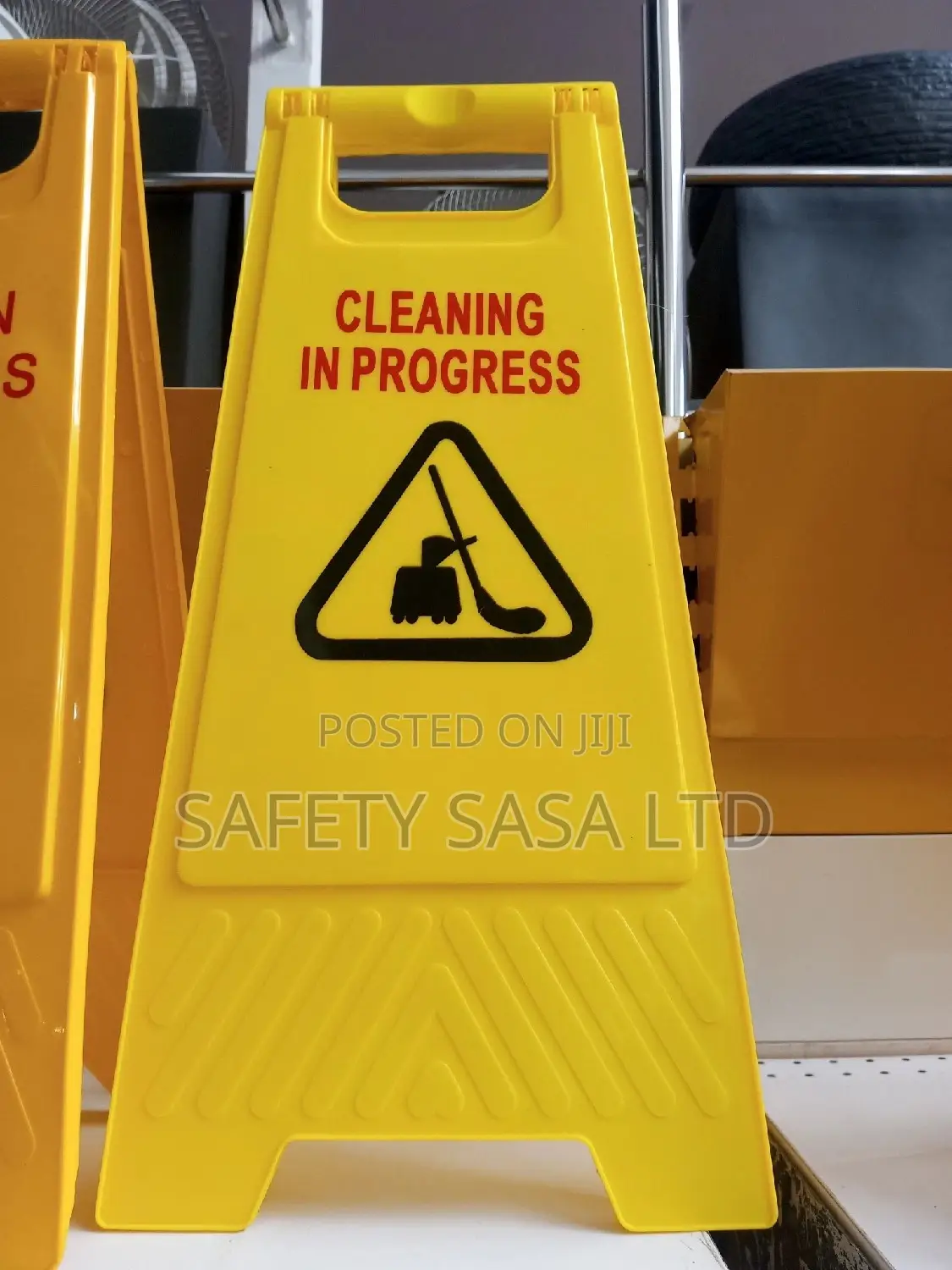 Cleaning in Progress: Caution Wet Floor