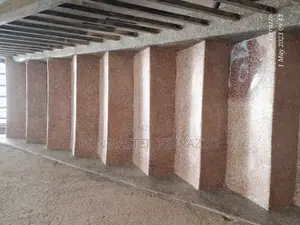 Dark Red Staircase Terrazzo