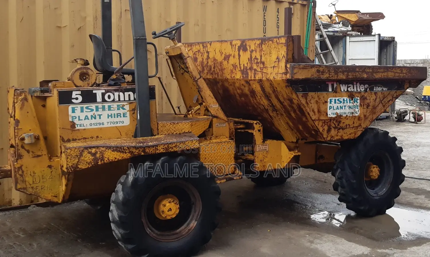 Dumper 2004 4 Cylinder Perkins 5 Ton Alldrive Thwaites Ex-Uk