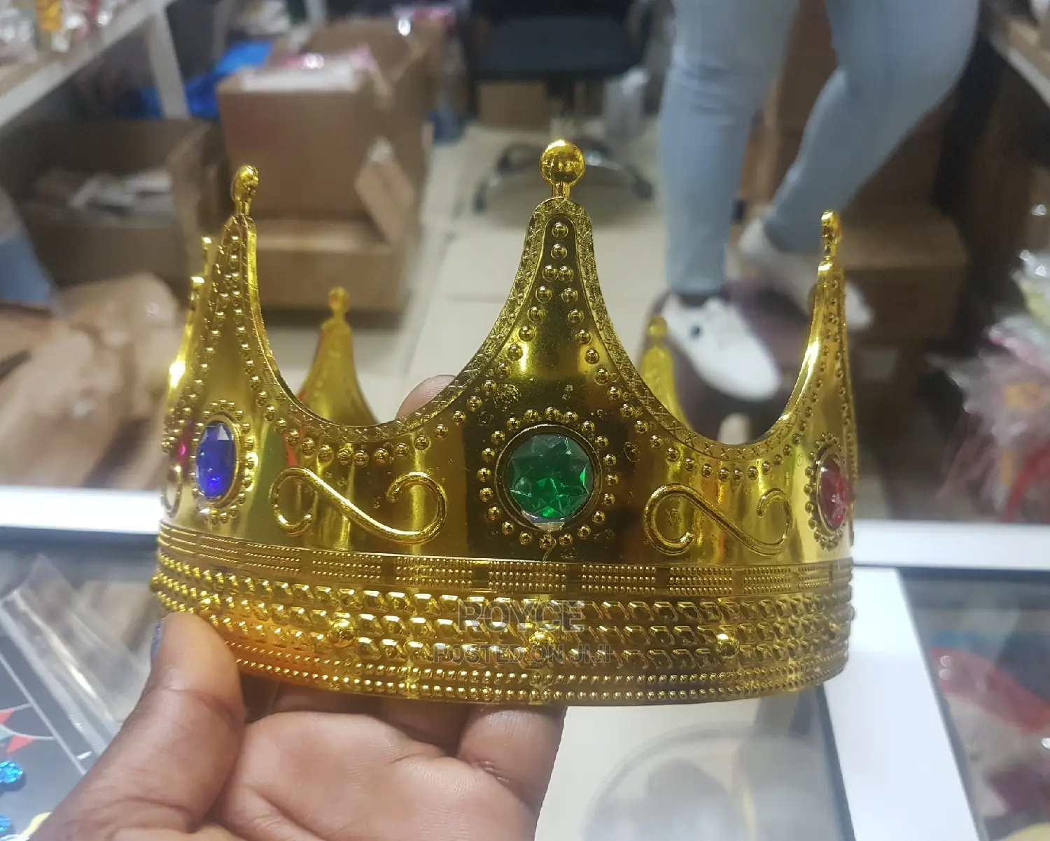 Foldable Plastic Party Crown