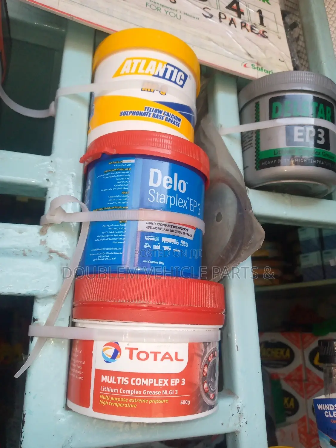 Total Grease and Assorted Greases Different Companies