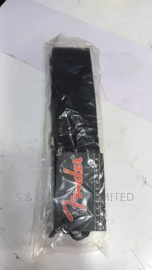 Black Guitar Strap