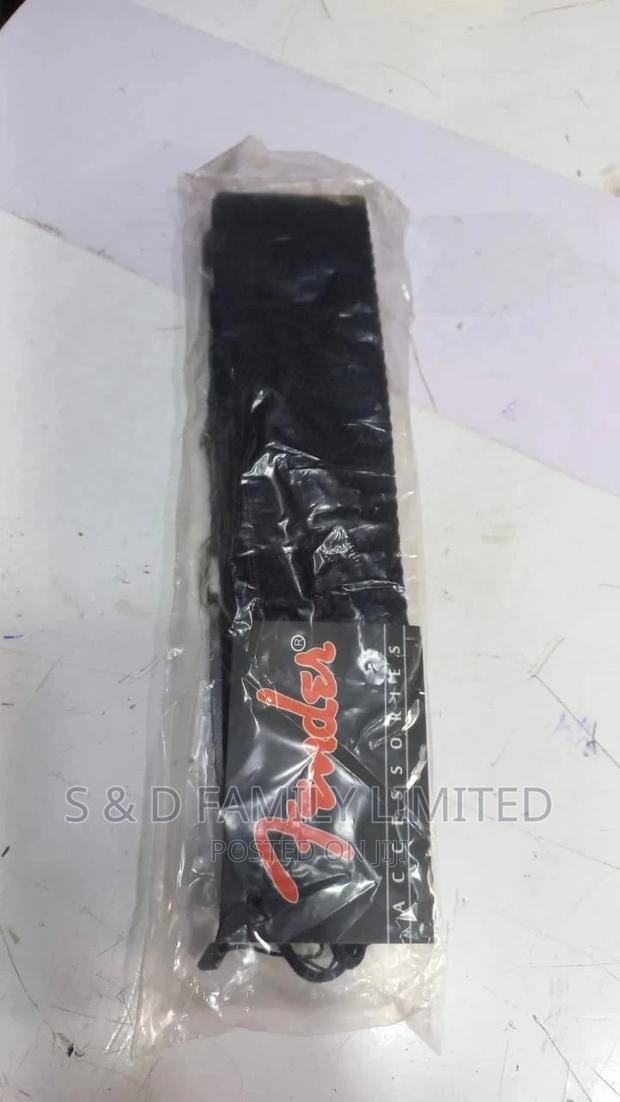 Black Guitar Strap