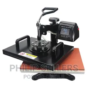 Combo Heat Press Machine T-shirt Hat Cap Mug Plate
