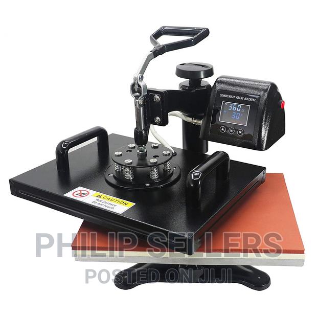 Combo Heat Press Machine T-shirt Hat Cap Mug Plate - thumbnail 3