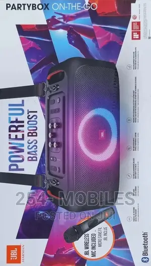 JBL Partybox on-the-Go Portable Bluetooth Speaker