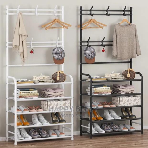 *Multifunctional 5 Tier Shoe Rack Organizer
