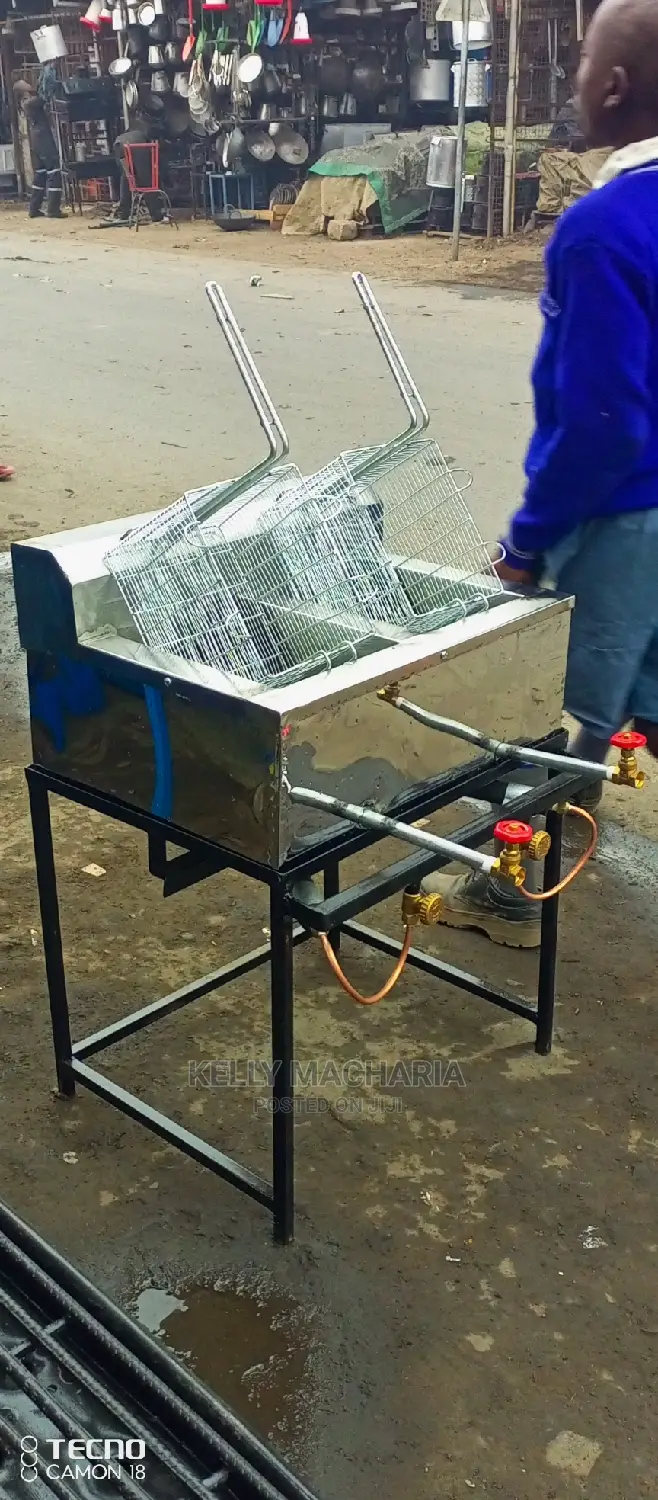 Gas Double Chips Fryers