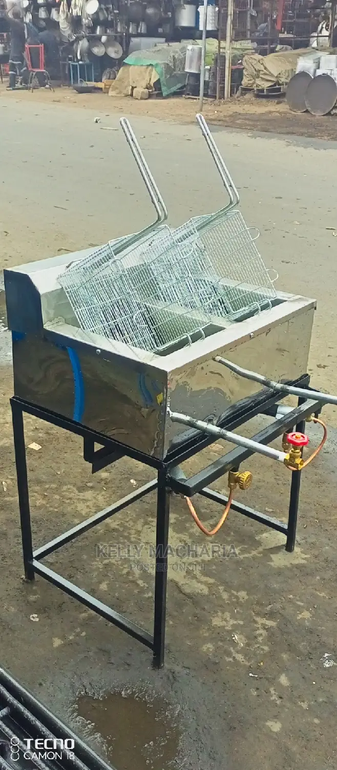 Gas Double Chips Fryers
