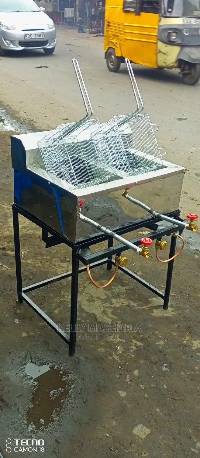 Gas Double Chips Fryers