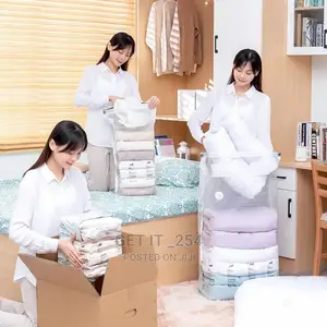 5pcs Set No Pump Needed Vacuum Storage Bags for Clothes