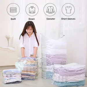5pcs Set No Pump Needed Vacuum Storage Bags for Clothes