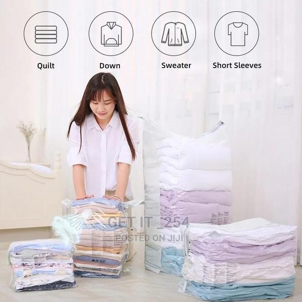 5pcs Set No Pump Needed Vacuum Storage Bags for Clothes - thumbnail 3