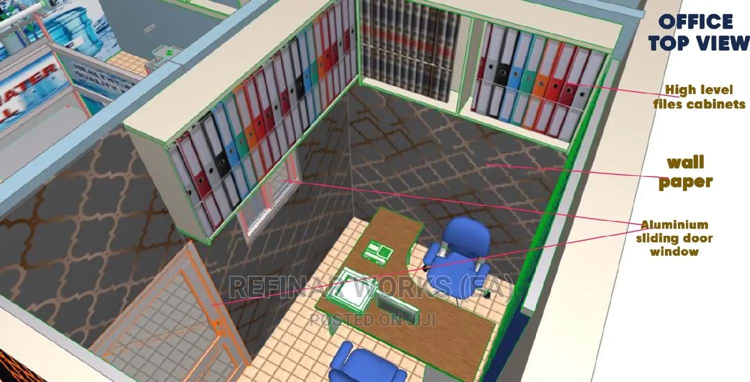 Office Partitioning, Interior Design, Electrical Deco