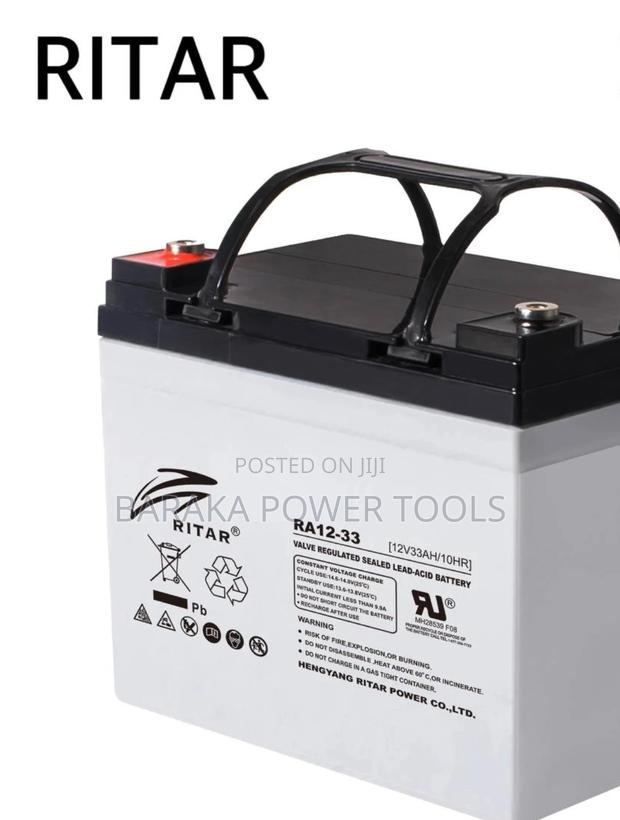 33ah 12v Dc Ritar Battery