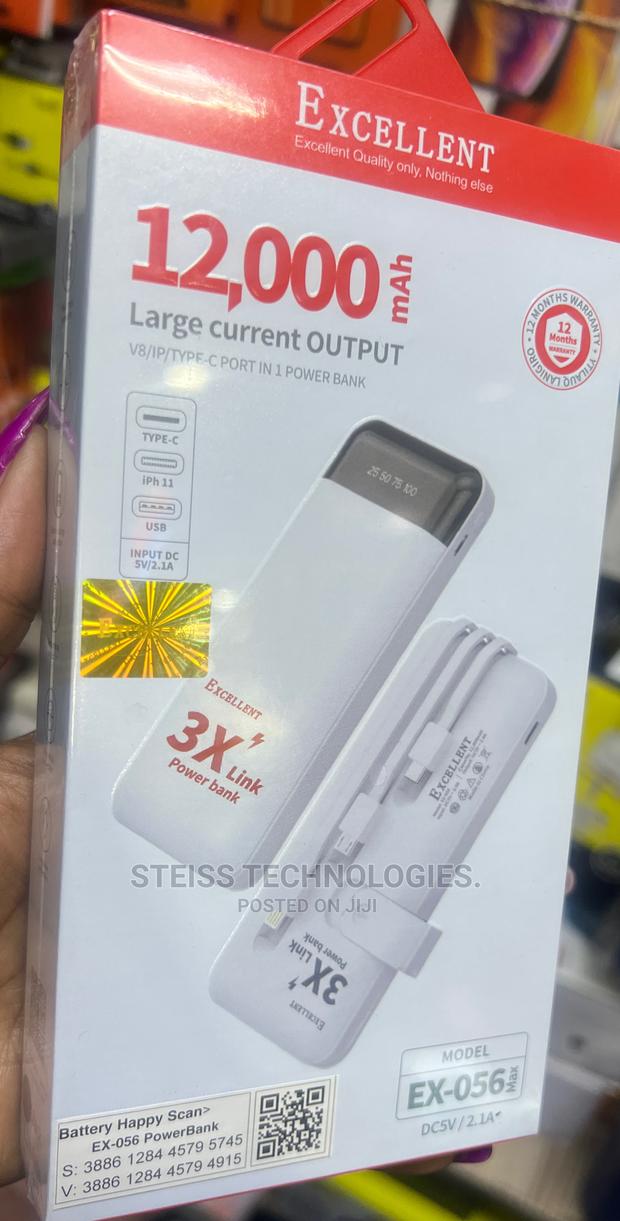 12000mah Excellent 3x Powerbank. - thumbnail 3