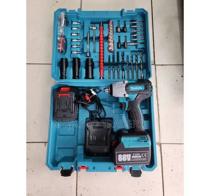 Makita 88V Cordless 2 Battery Electric Hammer Drill Complete