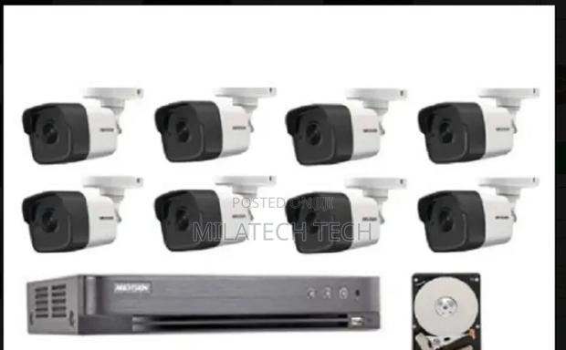 Best HIK Vision 8 HD CCTV Complete System Kit Night Vision+M - main view