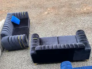 Black 5 Seater Sofa