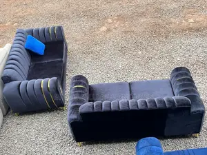Black 5 Seater Sofa