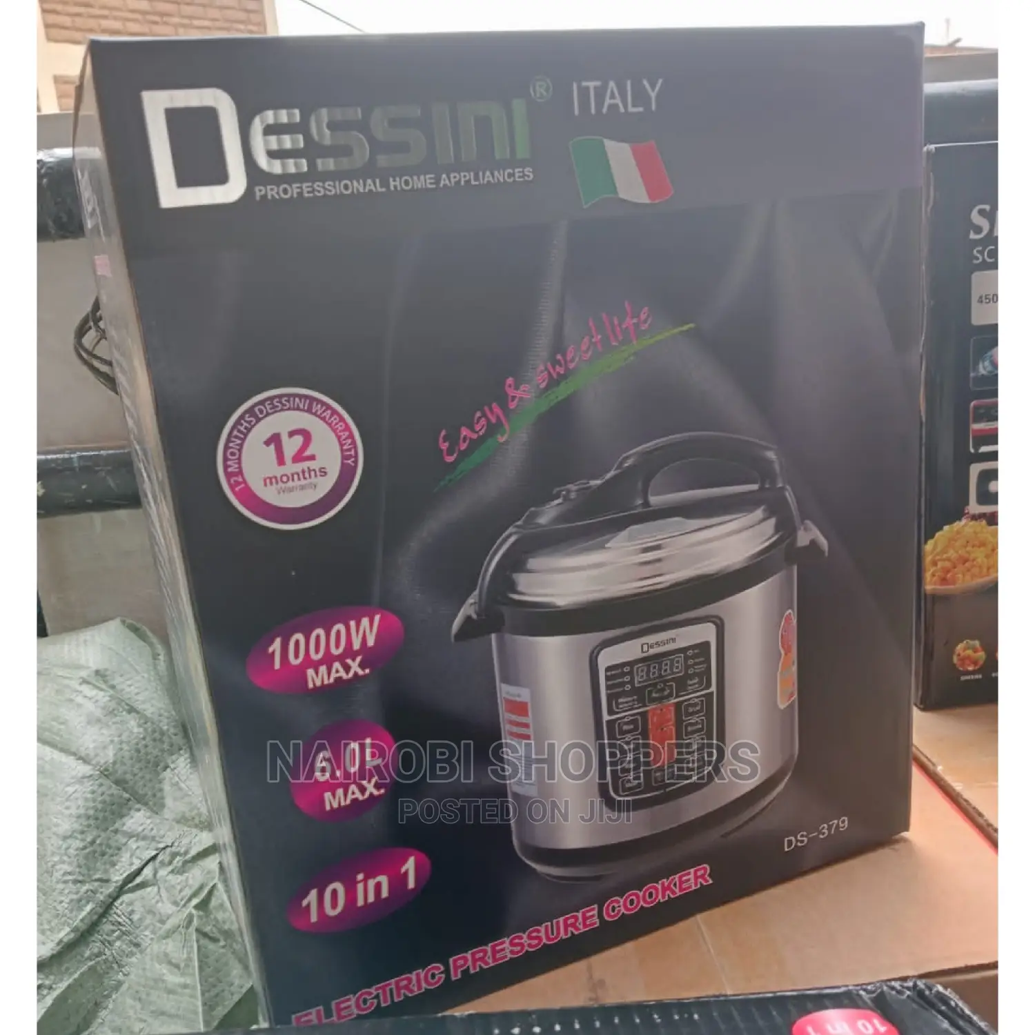 Dessini Pressure Cooker 6 Liters