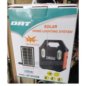 DAT Light Solar Home Lightning System With Three Bulbs