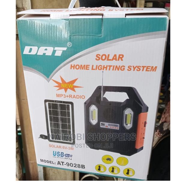 DAT Light Solar Home Lightning System With Three Bulbs