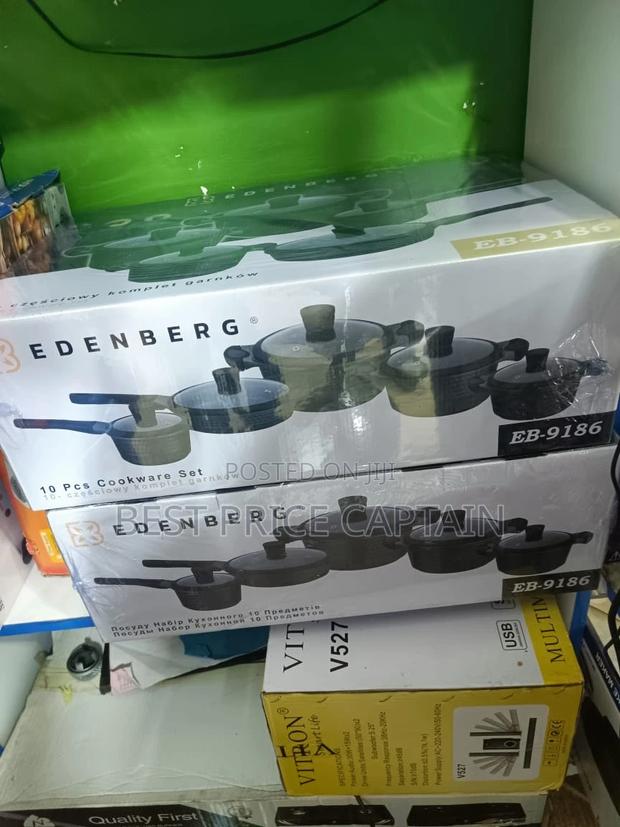 10 Pieces Set Edenberg EB-9186 Cookware