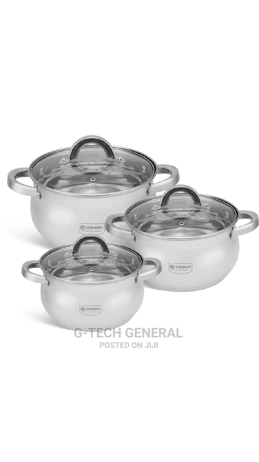 Generic Edenberg Eb-3716 6pcs High Quality Cookware Set