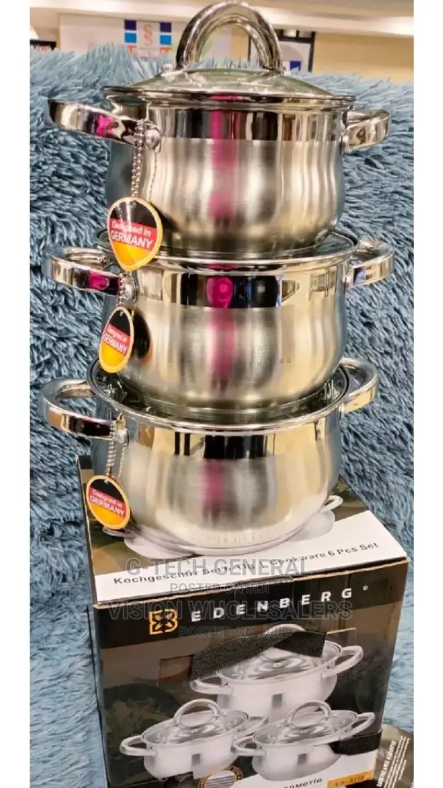 Generic Edenberg Eb-3718 8pcs Cookware Set