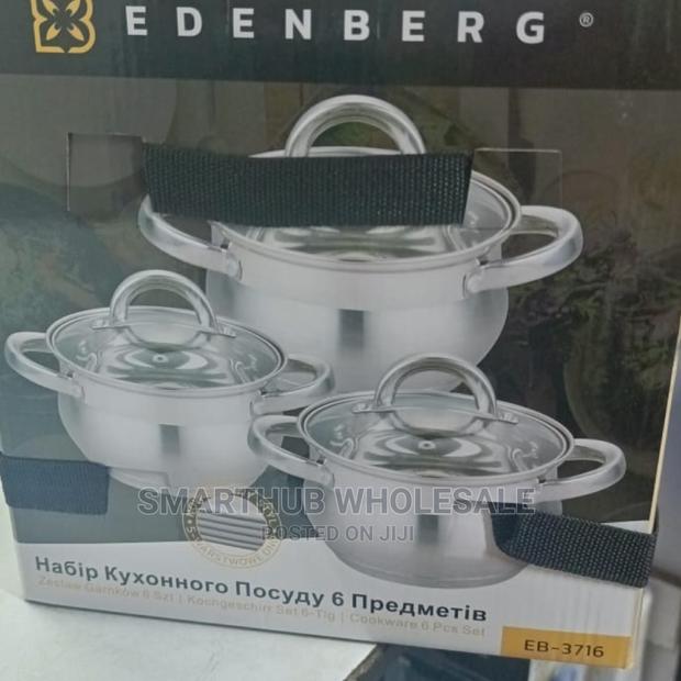 6 Pieces Set Edenberg EB-3716 Cookware**