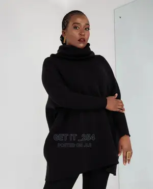 Neck Cowl Sweater Top
