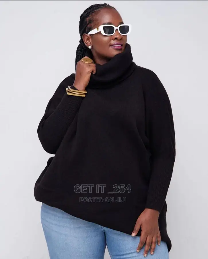 Neck Cowl Sweater Top