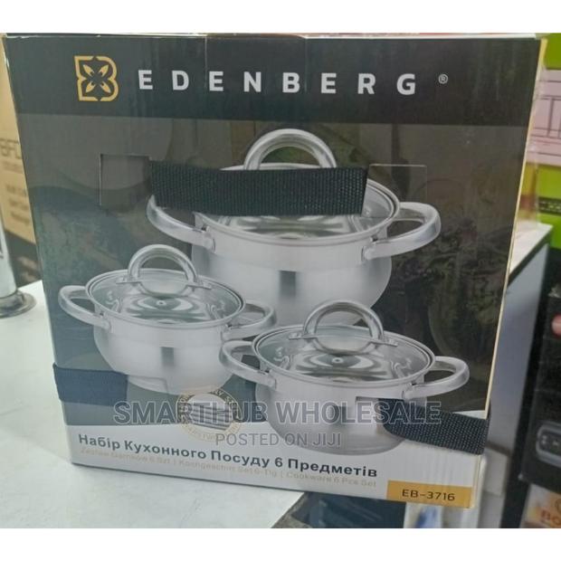 6 Pieces Set Edenberg Eb-3716 **Cooking Pot